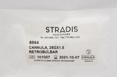Stradis 8864 Cannula Retrobulbar 25G x 1.5 (x)